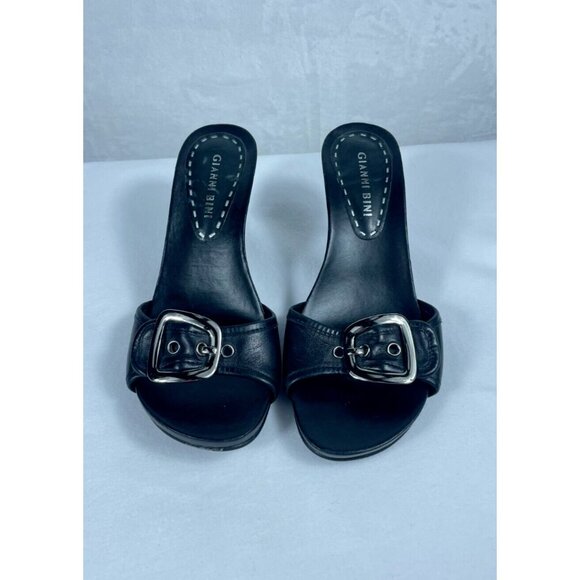 Gianni Bini Shoes - Gianni Bini Black Heeled Mules
